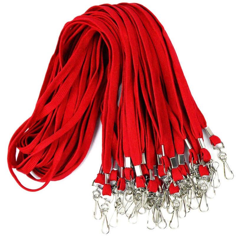 Ollain Badge Lanyards Flat Lanyard Swivel Hooks Durably Neck Bulk lanyards with Clip - Image 1